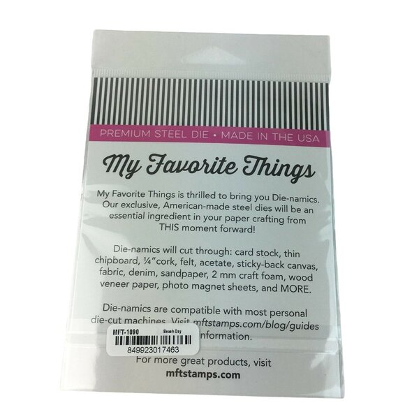 My Favorite Things Die-Namics Cutting Die Retired MFT 1090 Beach Day mq - Picture 3 of 3